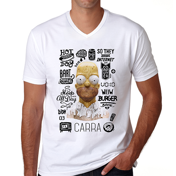 Carra Simpsons мъжка тениска 